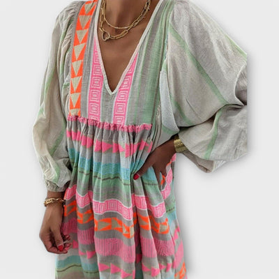 Hermine – Robe ample vibrante