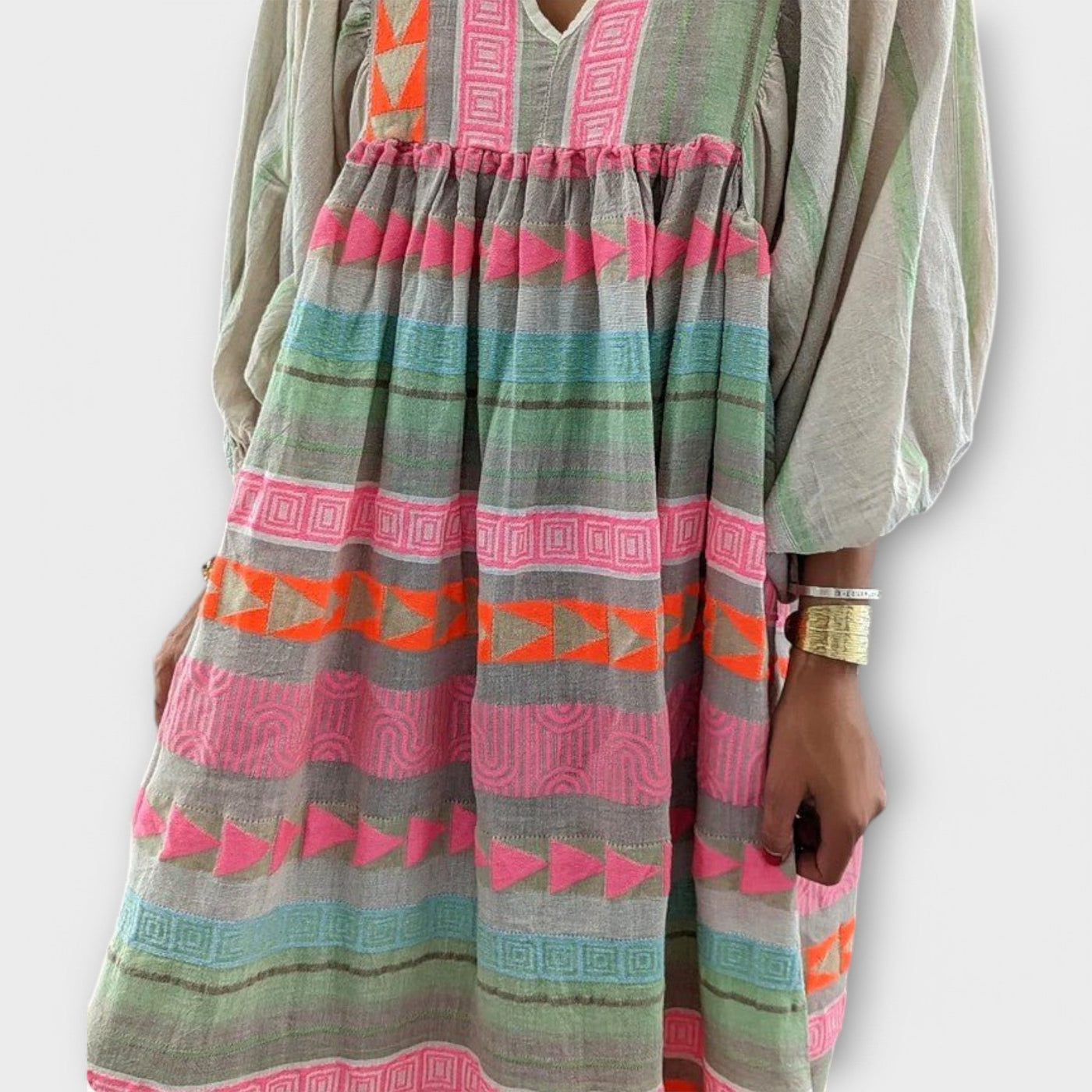 Hermine – Robe ample vibrante