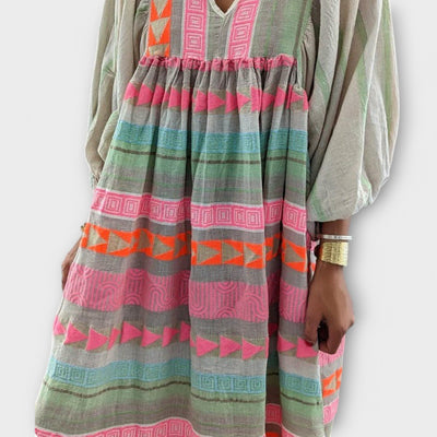 Hermine – Robe ample vibrante