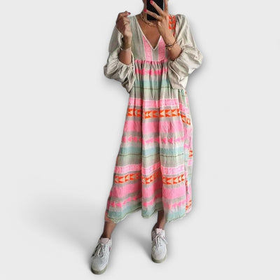 Hermine – Robe ample vibrante