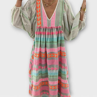 Hermine – Robe ample vibrante