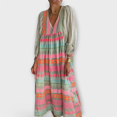 Hermine – Robe ample vibrante
