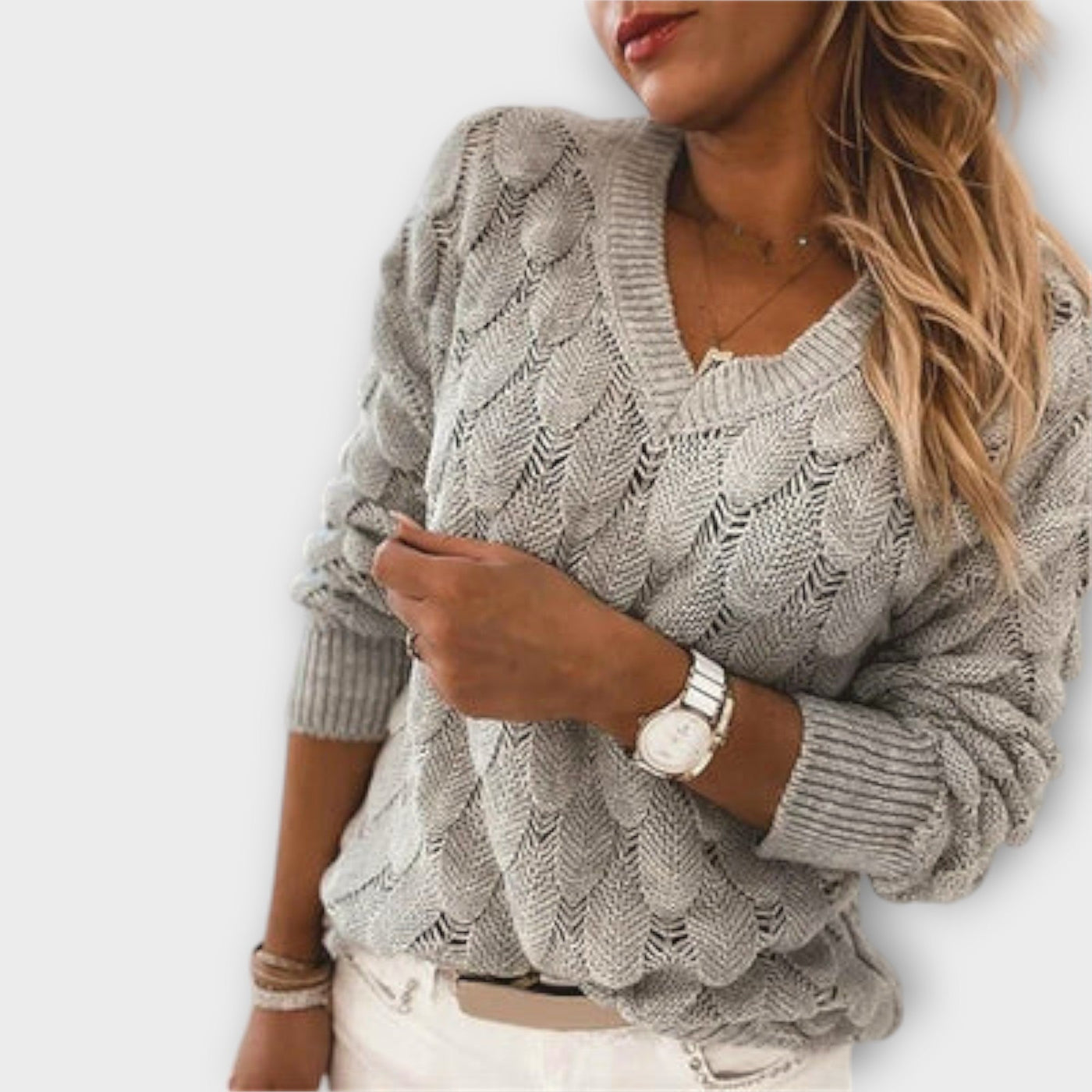 Noemier – Pull-over à col en V