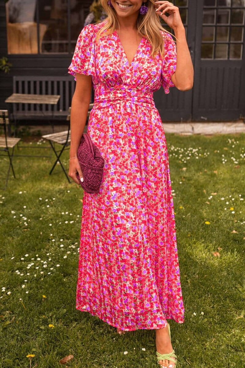 Sandra™ | Robe Maxi Élégante avec Décolleté en V