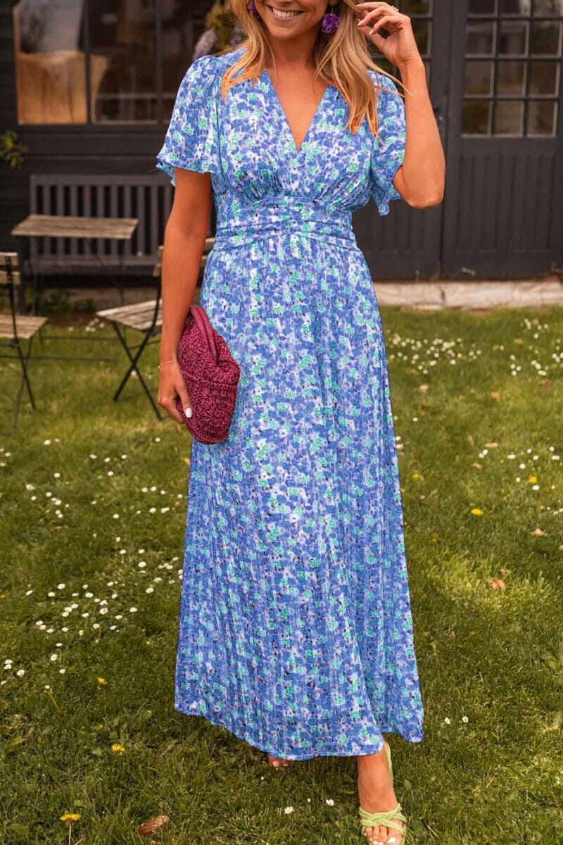 Sandra™ | Robe Maxi Élégante avec Décolleté en V