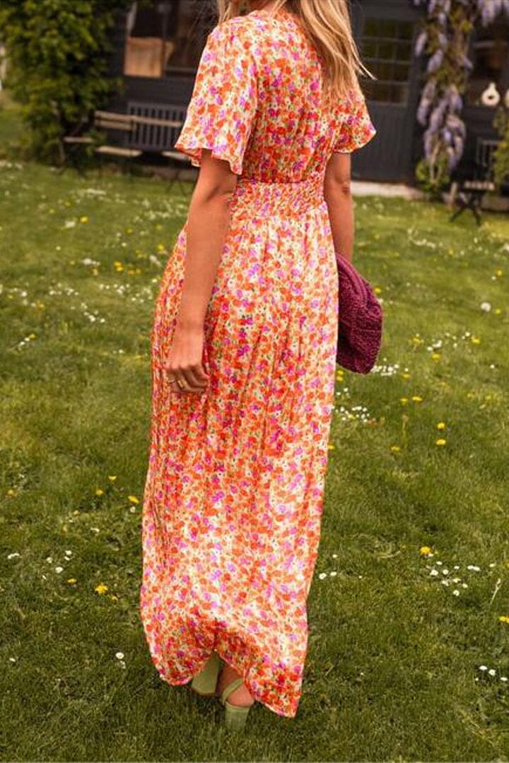 Sandra™ | Robe Maxi Élégante avec Décolleté en V