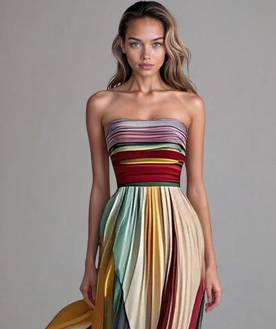Fiorella™ | Robe colorée sans manches