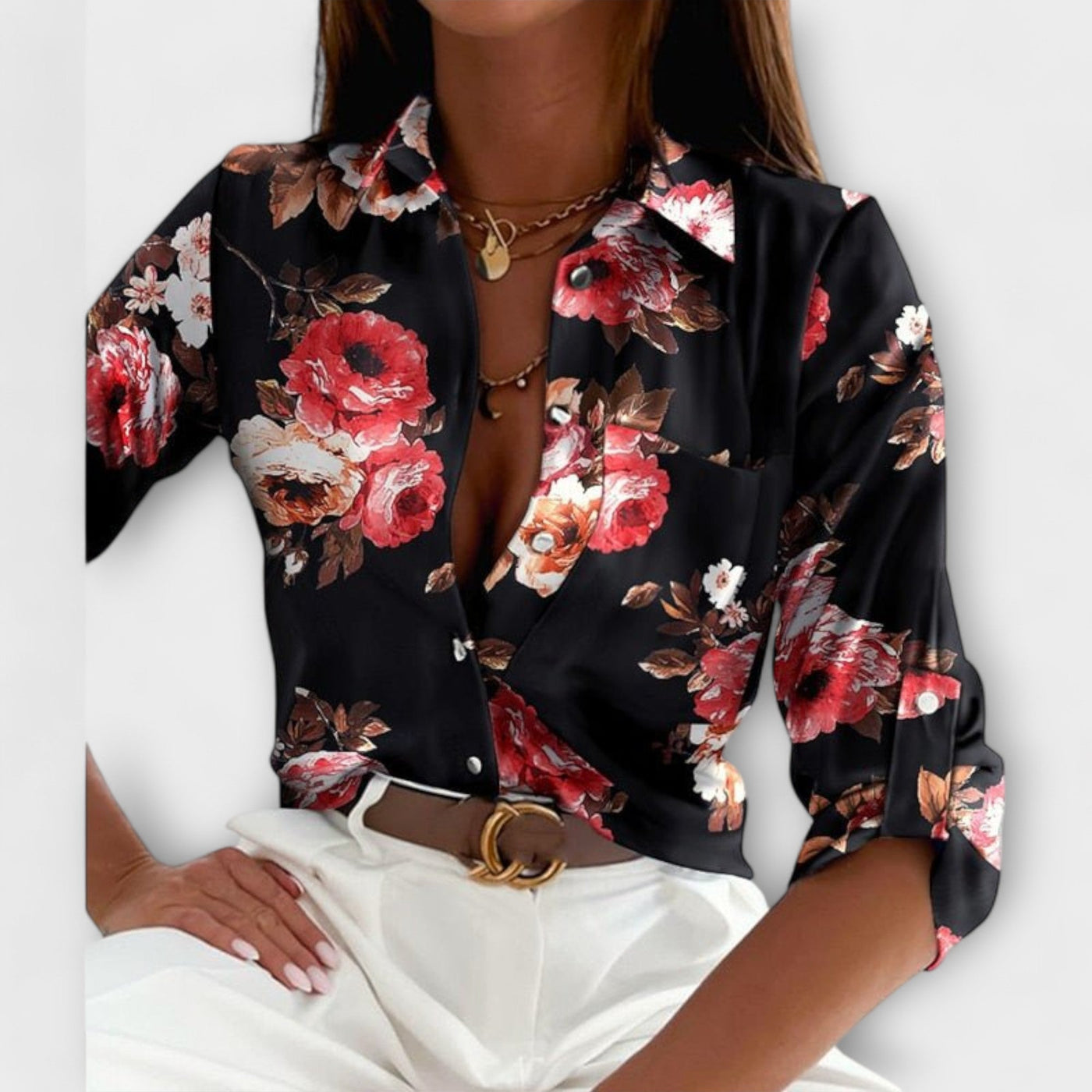 Blouse à col classique