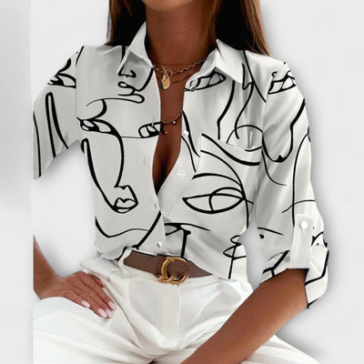 Blouse à col classique